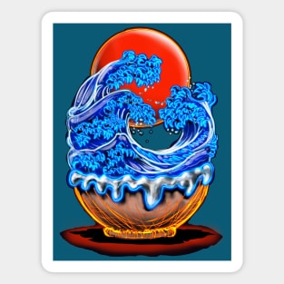 Great Wave Bowl Magnet